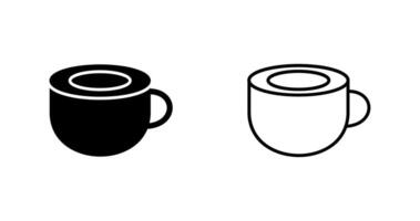 icono de vector de taza de café