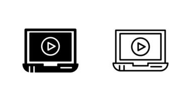 Video Screening Vector Icon