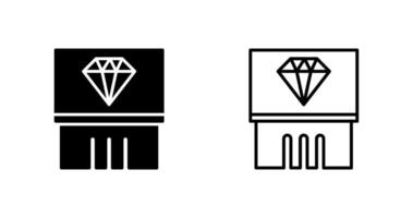 Diamond Exhibit Vector Icon