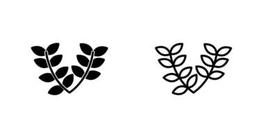 Leaves Wreath Vector Icon