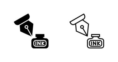 Ink and Pen Vector Icon