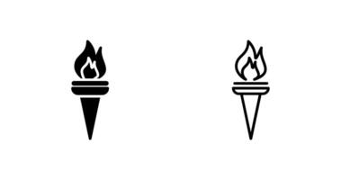 Museum Torch Vector Icon
