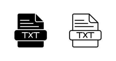 icono de vector de texto