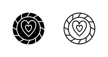 Heart Chip Vector Icon