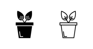 Plant Pot Vector Icon