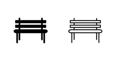 Garden Bench Vector Icon