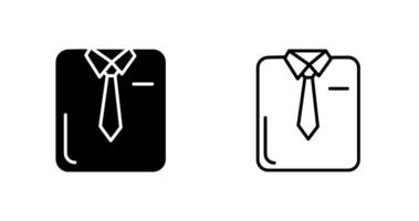 icono de vector de traje