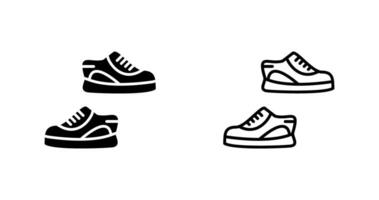 icono de vector de zapatillas