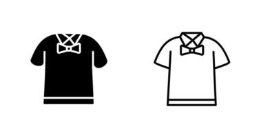 Shirt with Bow Vector Icon