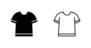 T Shirt with Lines Vector Icon