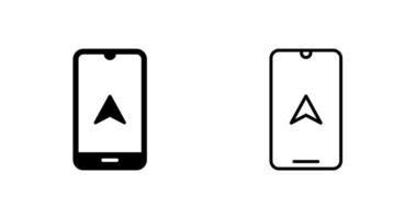 Mobile GPS Vector Icon
