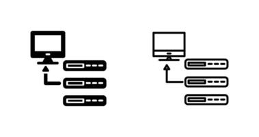 icono de vector de base de datos