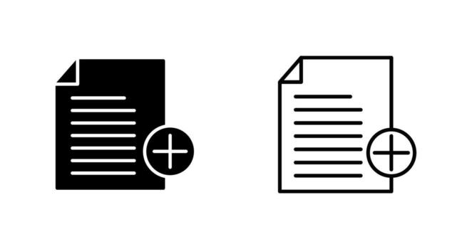 agregar notas vector icono