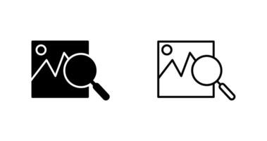 Image Search Vector Icon