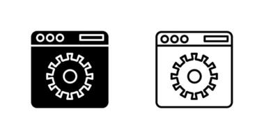 Website Settings Vector Icon