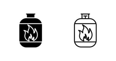 Gas Cylinder Vector Icon