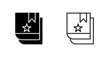 Bookmarking Services Vector Icon
