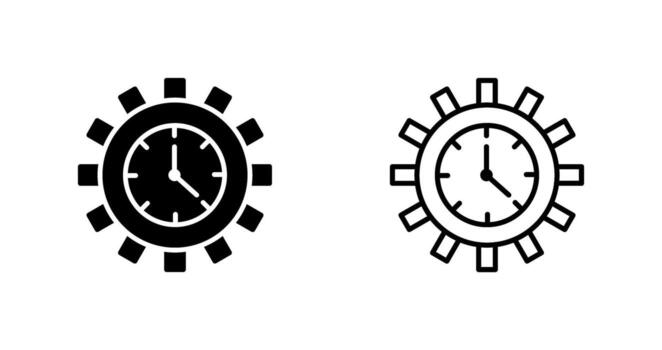 Time Optimization Vector Icon