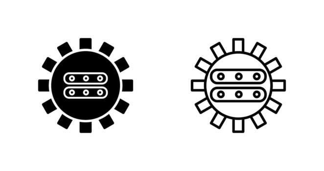 Database Management Vector Icon