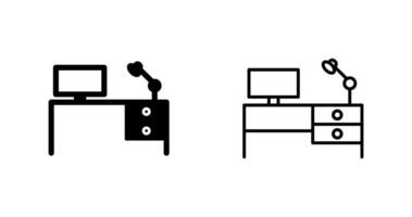 Study Desk I Vector Icon