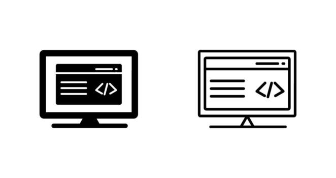 Clean Code Vector Icon