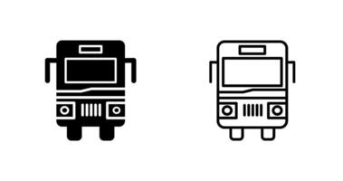 icono de vector de bus