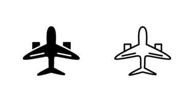 icono de vector de avión