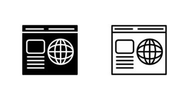 Webpage Vector Icon