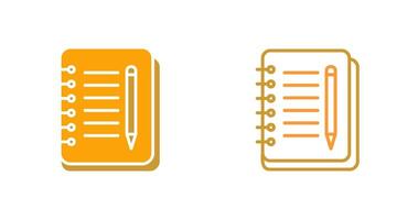 Notebook And Pen Vector Icon