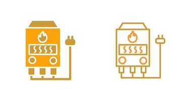 icono de vector de horno eléctrico