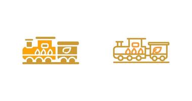 ecología tren vector icono