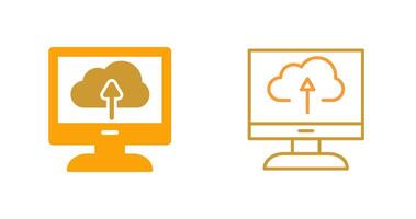 Cloud Backup Vector Icon