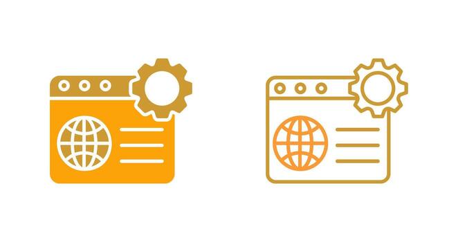 icono de vector de optimización web