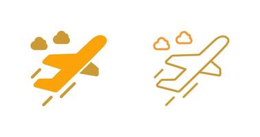 Flight Takeoff Vector Icon