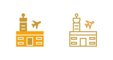 Airport Building Vector Icon