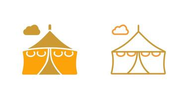 Tent Vector Icon