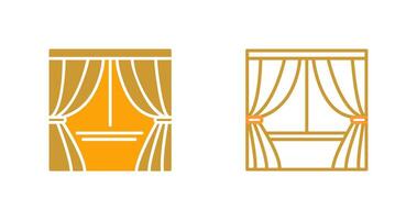 Curtains Vector Icon