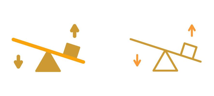 Seesaw Vector Icon
