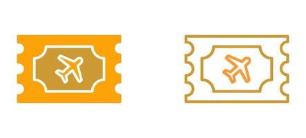 Plane Tickets Vector Icon