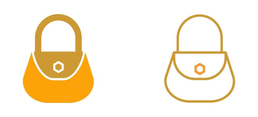Ladies Bag Vector Icon