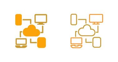 Cloud Computing Vector Icon