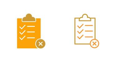 Rejected Vector Icon