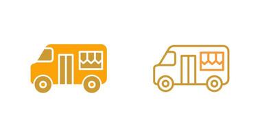 Fast Food Truck Vector Icon