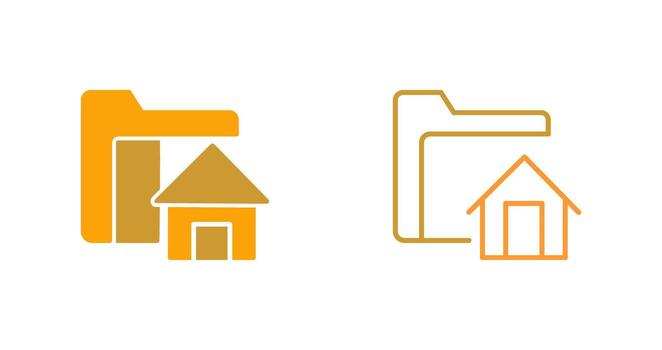 icono de vector de carpeta
