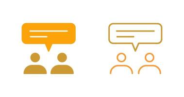 Conversation Vector Icon