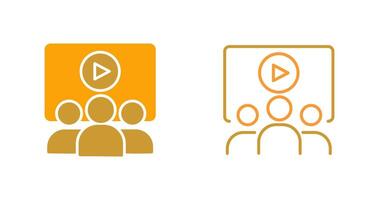 Online Course Vector Icon