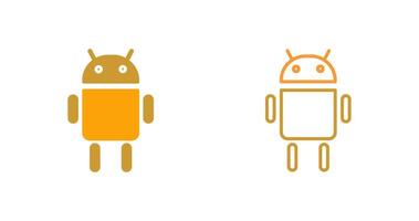 icono de vector de Android