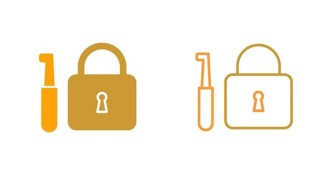 Lockpick Vector Icon
