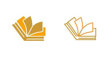 Open Book Vector Icon