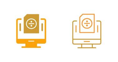 Divide Vector Icon